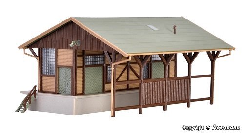 Vollmer 47539 N Freight shed, open
