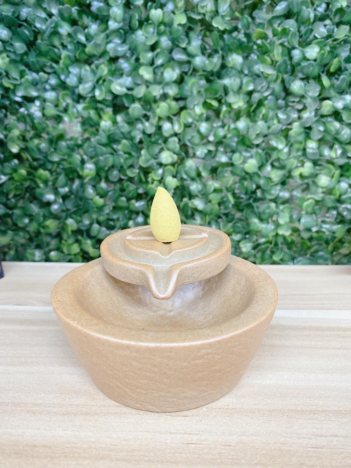 泰國陶瓷水雲車間倒流香擺設