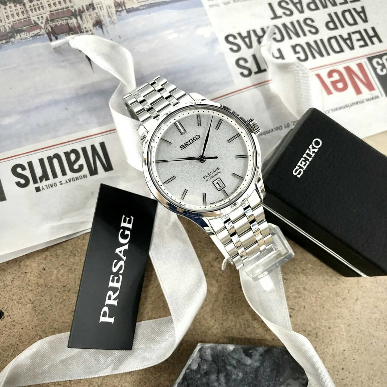 【SEIKO 精工】Presage 經典時尚機械錶   4R35-02S0W 41.7mm 現代鐘錶