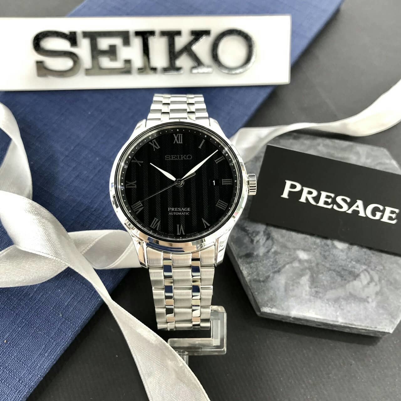 【SEIKO 精工】Presage 沉穩風格羅馬機械腕錶  4R35-02S0D/ SRPC81J1 41.7mm 現代鐘錶