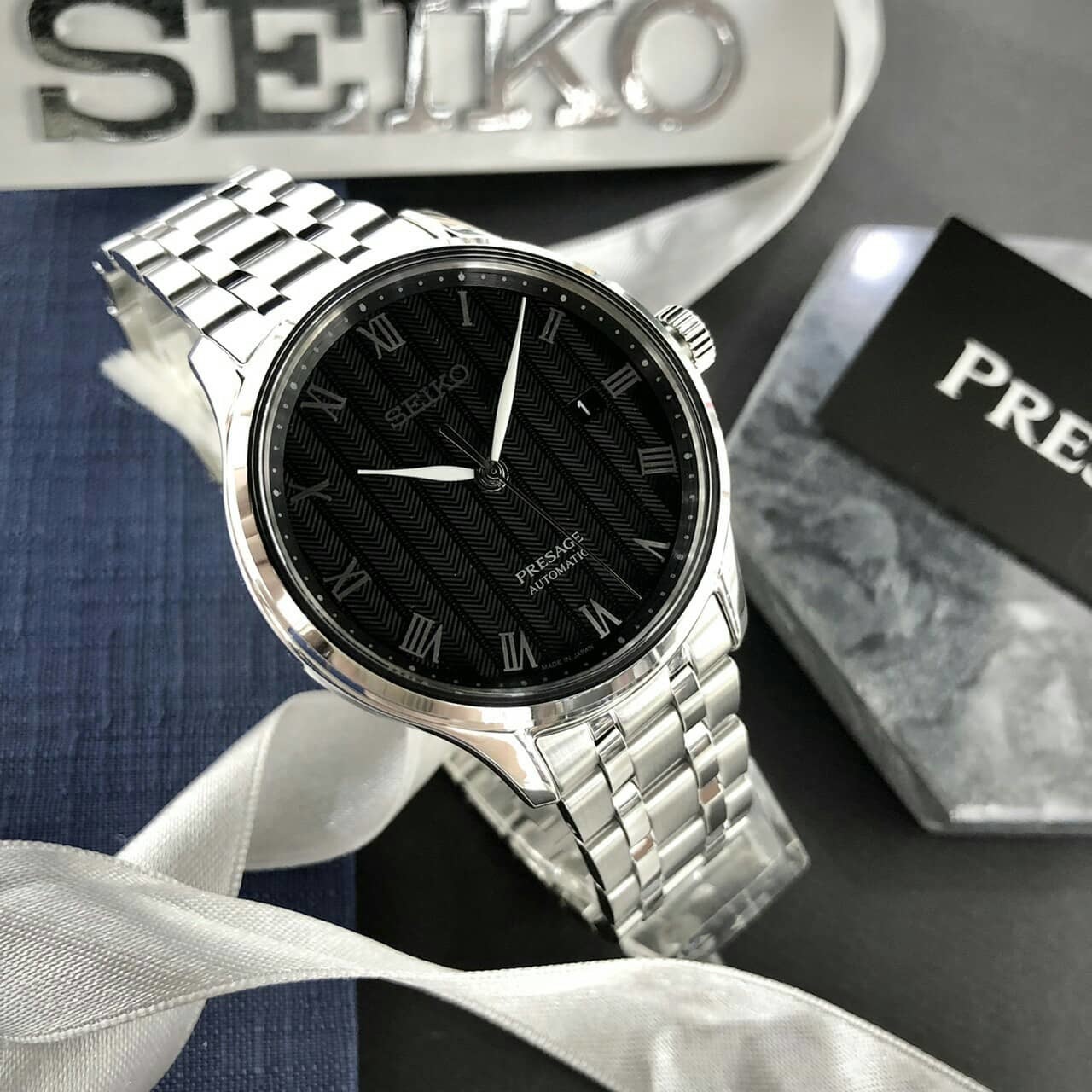 【SEIKO 精工】Presage 沉穩風格羅馬機械腕錶  4R35-02S0D/ SRPC81J1 41.7mm 現代鐘錶