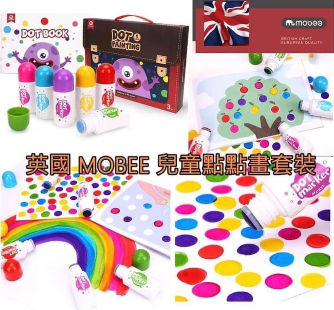 英國 MOBEE 兒童點點畫禮盒裝 (6色) 🎨
