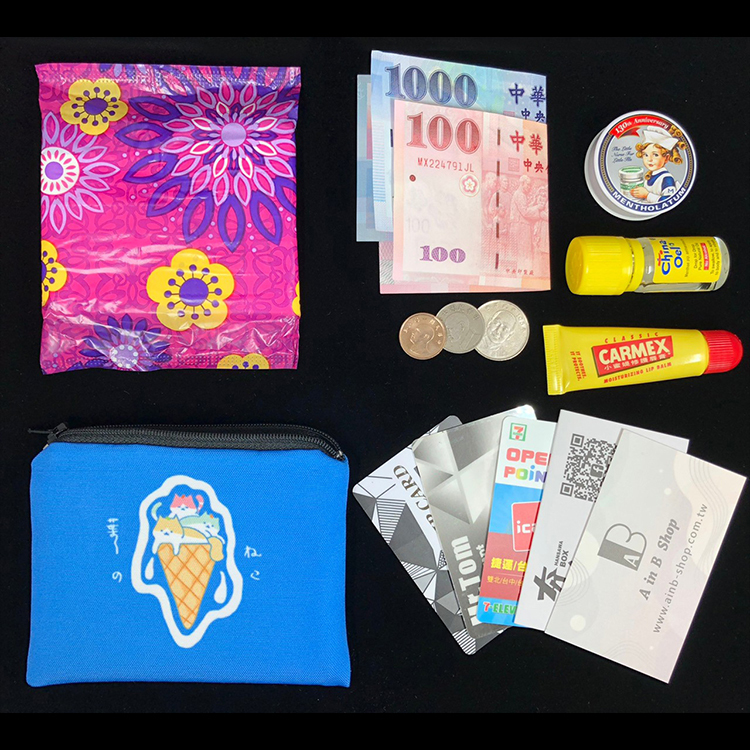 葉喵子收納零錢包-喵子冰淇淋