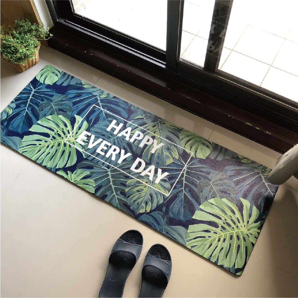 廚房防油皮革地墊-K304快樂叢林