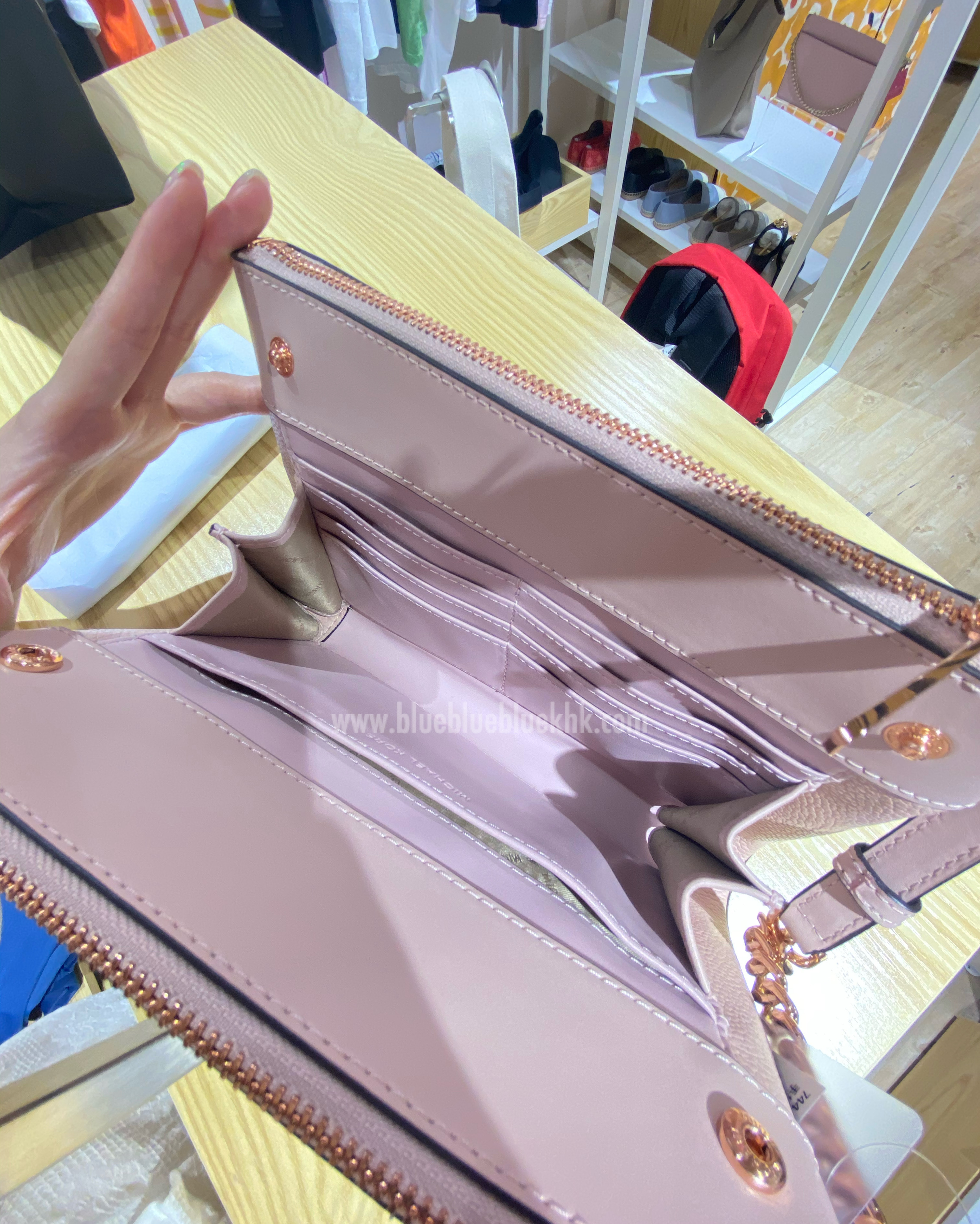 Michael kors 粉色手袋