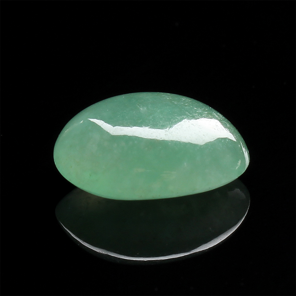 【雅紅珠寶】天然冰種綠翡翠玉蛋面-福祿滿門-10x8x4.3mm-R0232