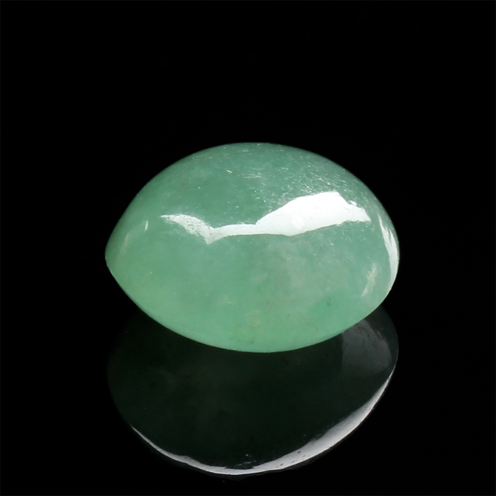 【雅紅珠寶】天然冰種綠翡翠玉蛋面-福祿滿門-10x8x4.3mm-R0232