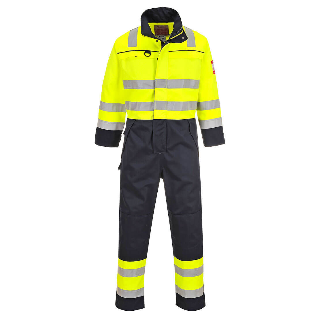 FR60 - Hi-Vis Multi-Norm 連身工作服 黃色/海軍