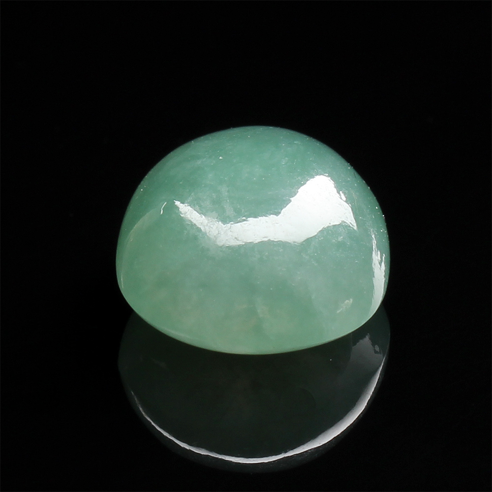 【雅紅珠寶】天然冰種綠翡翠玉蛋面-美景盡收-12.7x8.7x5.2mm-R0143