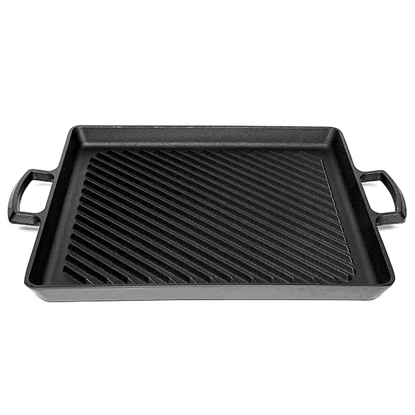 【岩鑄】長型溝槽烤盤-35cm