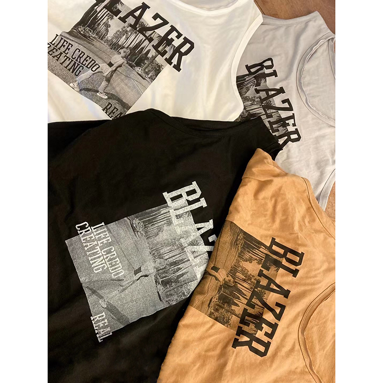 夏季圖文長背心