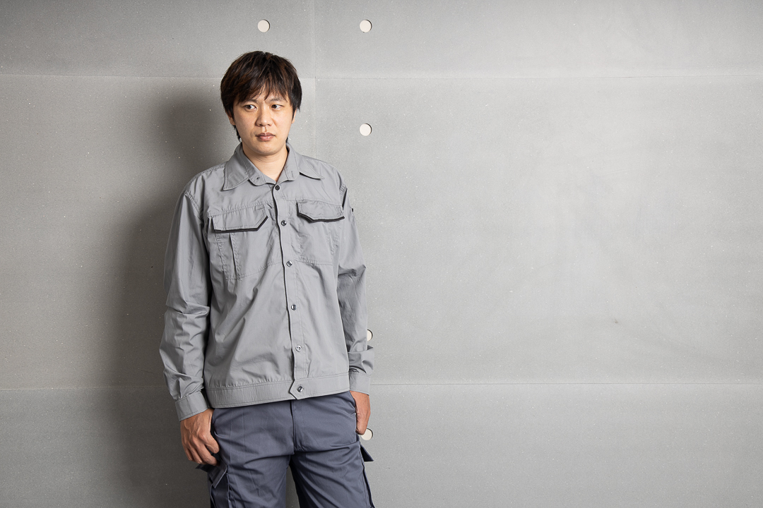 癸海 GUIHAI│日式工作服│灰黑│