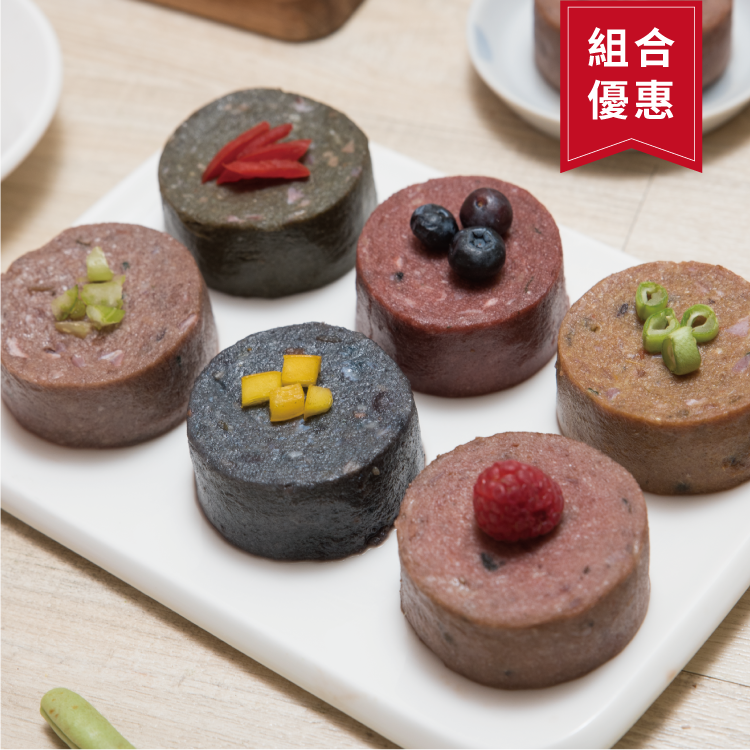 【OKi肉骨餅】肉骨餅套裝組(彩色、低脂、低敏、海陸、美膚鳥)(低脂缺貨中，將以其他口味替代)