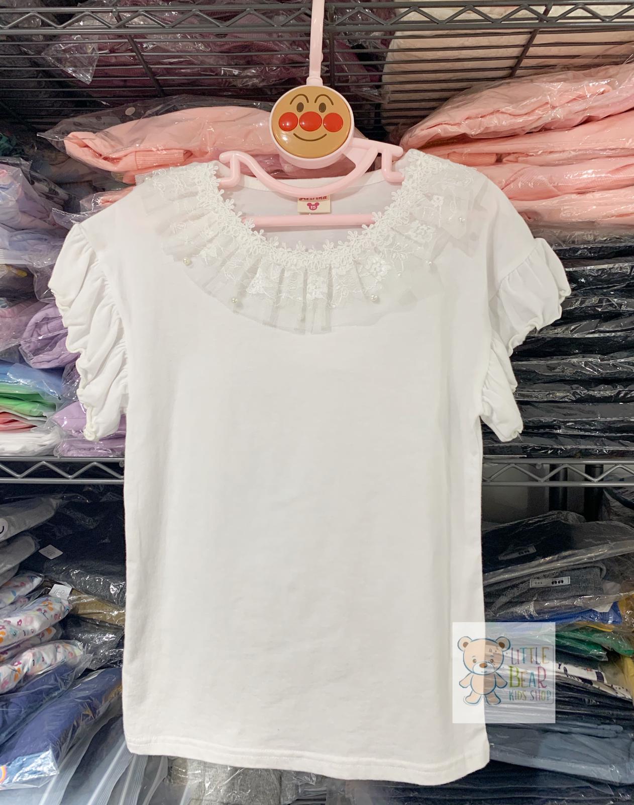(現貨) 韓國製🇰🇷女童珍珠Tee