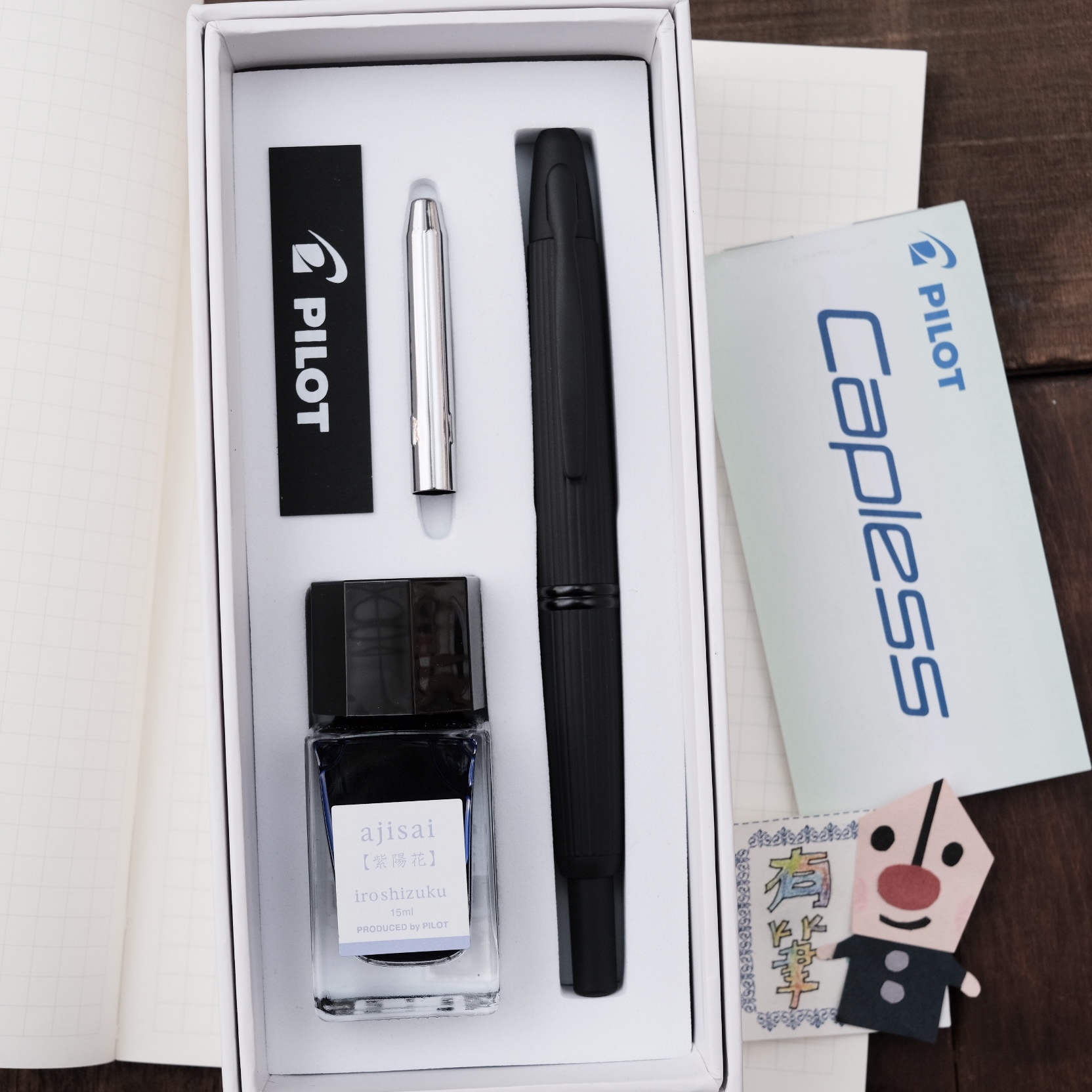 18K Capless 黑直條 按壓式鋼筆 日本 百樂 PILOT