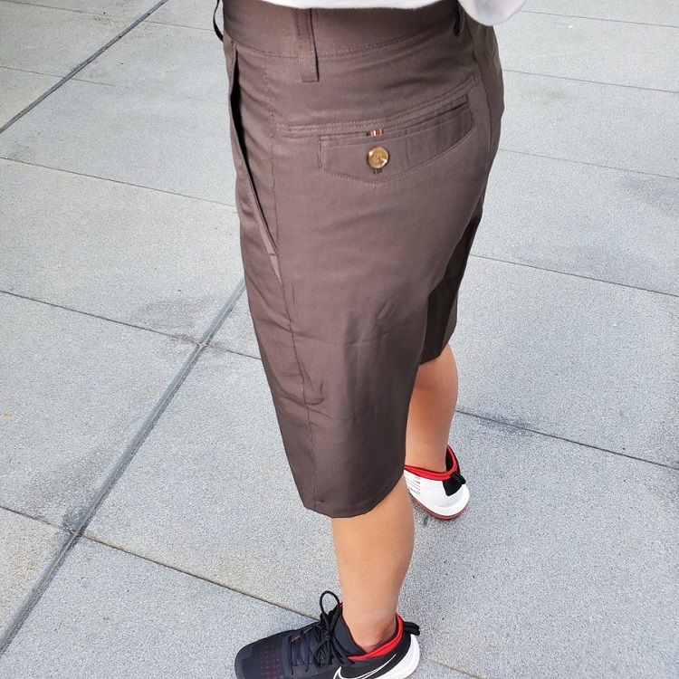 甄褲｜機能涼感五分褲｜中高腰直筒・輕薄涼感速乾・細紋設計（29~43 吋）