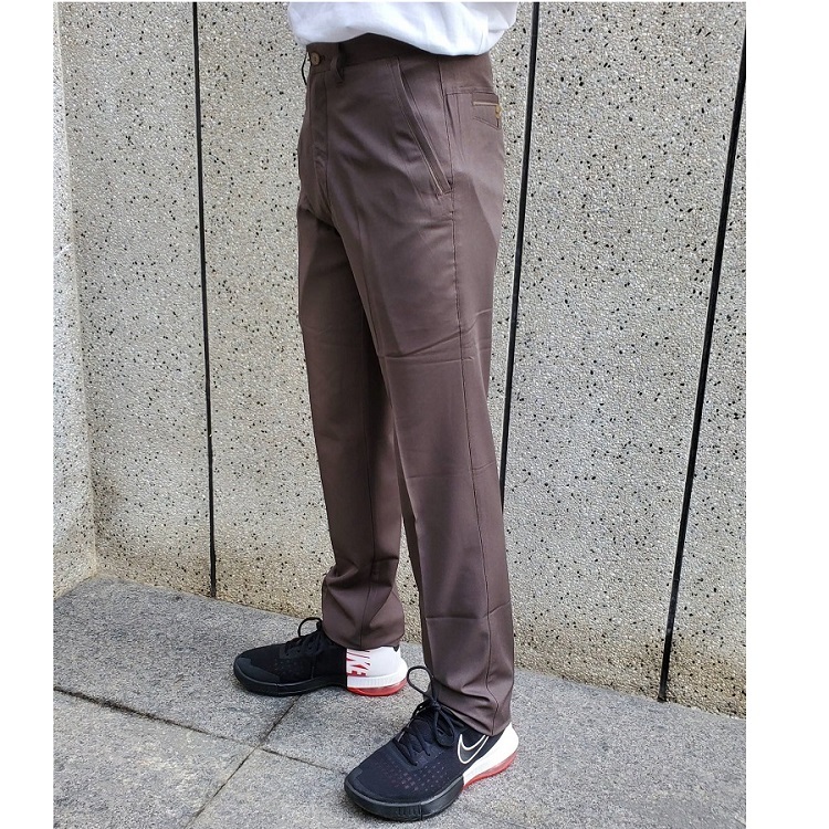 甄褲｜機能涼感休閒褲｜中高腰中直筒・超薄速乾・輕薄透氣・細紋設計（29~44 吋）免費改長