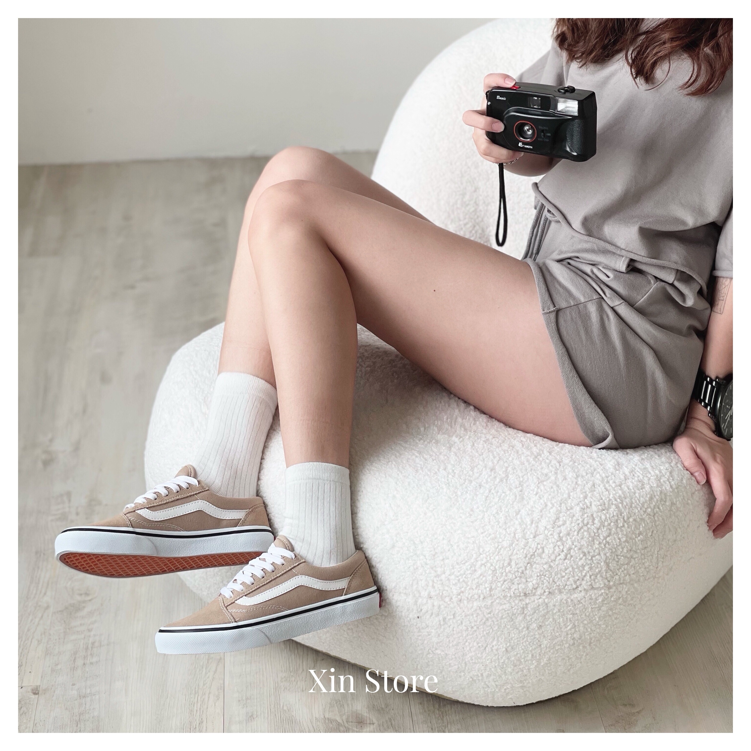 Vans Old Skool DX 經典款 奶茶色