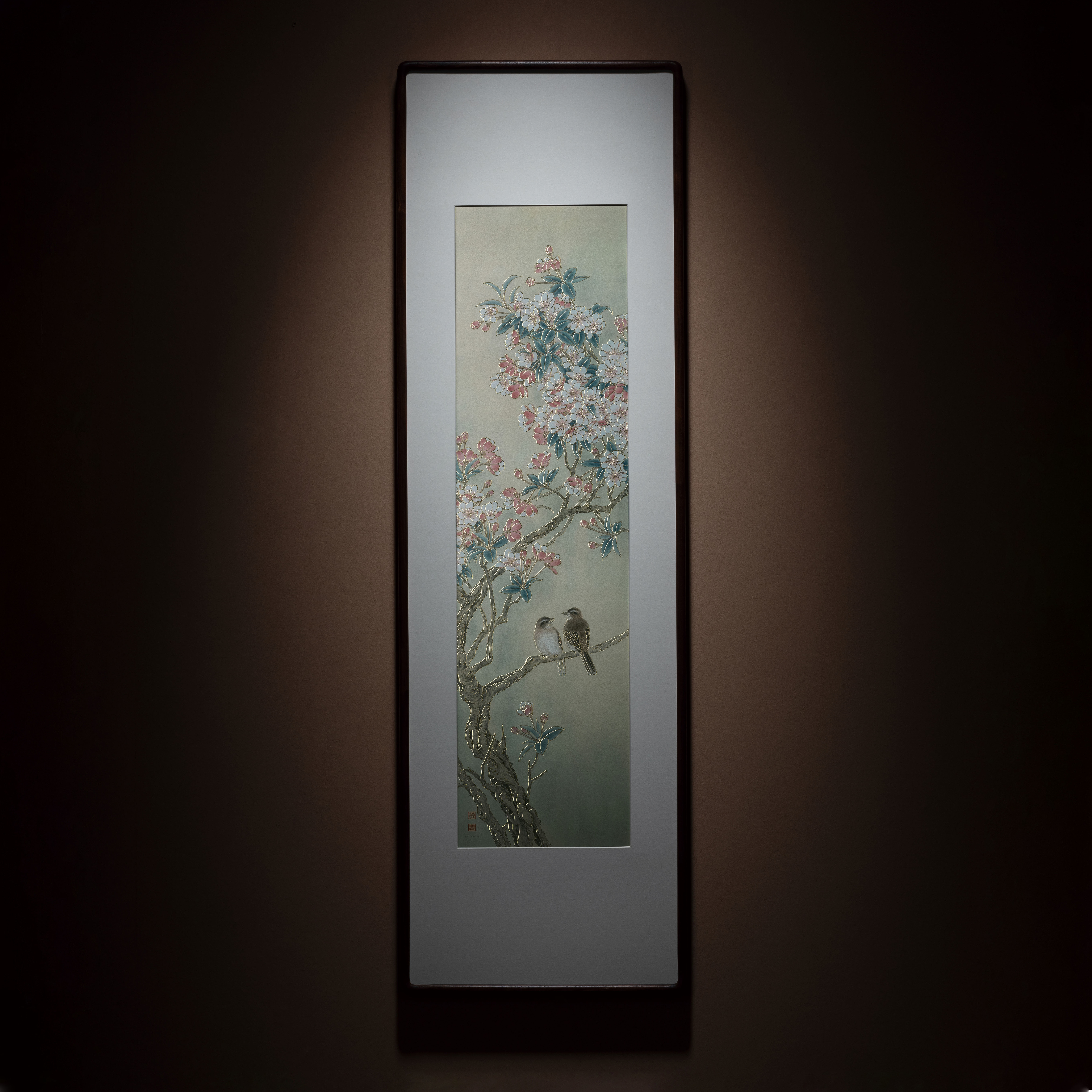 四條屏之春(銅雕畫)◇已停產◇