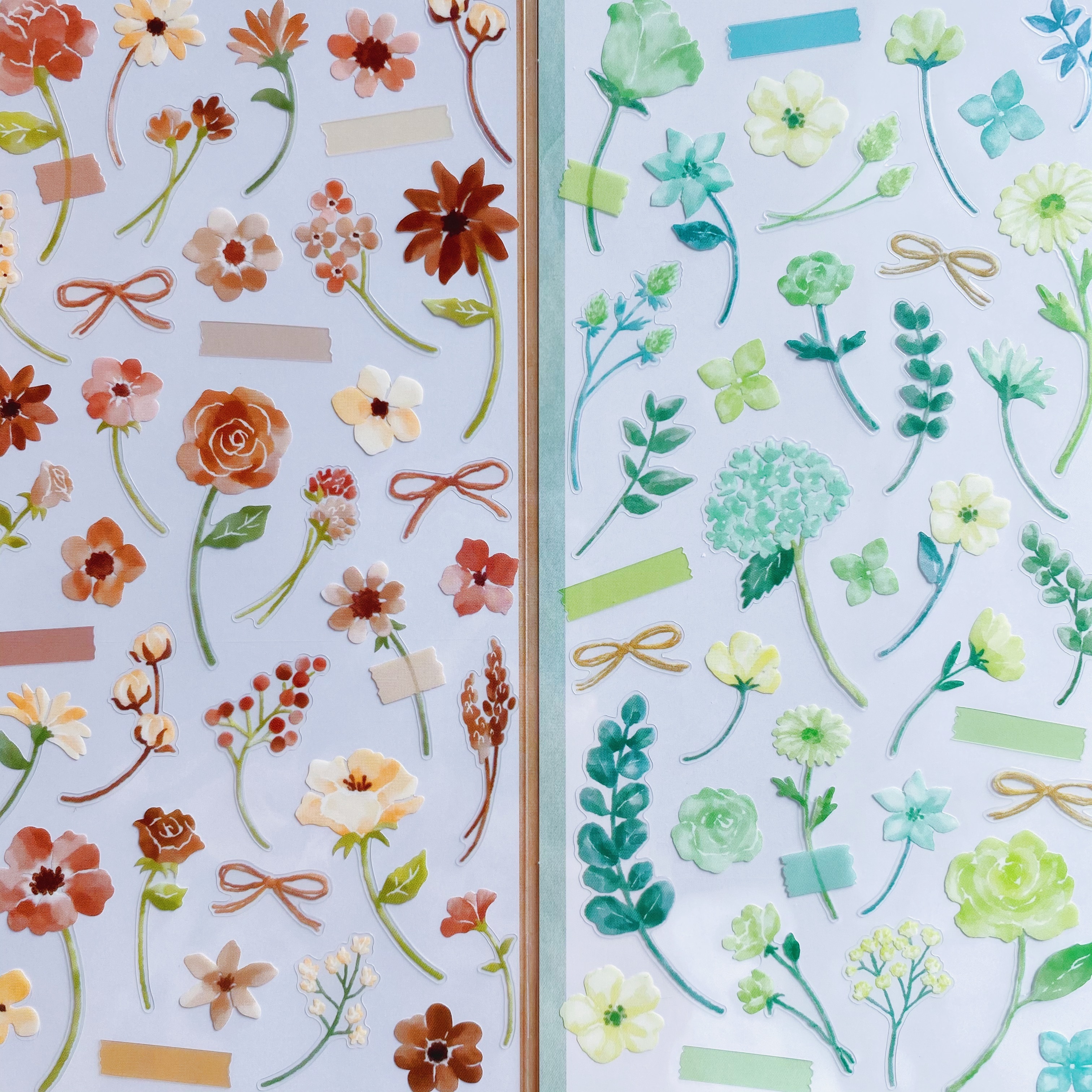 Mind Wave 植物色彩 手帳貼紙 綠色 Botanical Colors