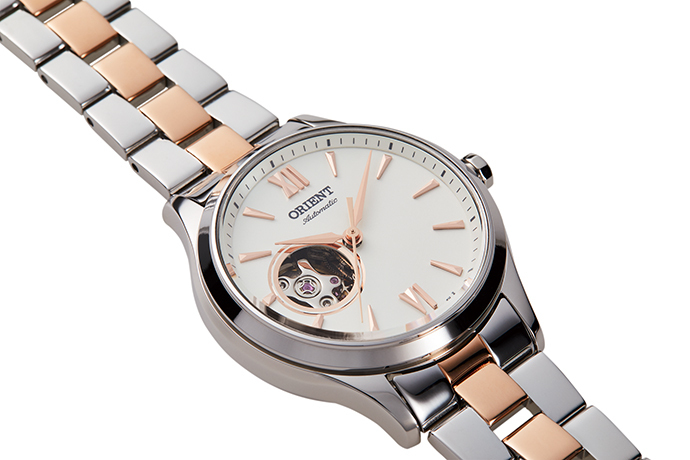 萬年鐘錶 - 東方錶  ORIENT   半鏤空機械女錶   RA-AG0020S    錶徑 : 36mm