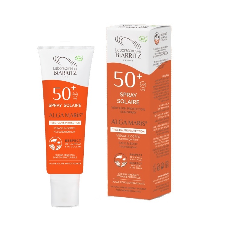 Laboratoires de Biarritz Alga Maris Organic SPF50+ Sun Spray