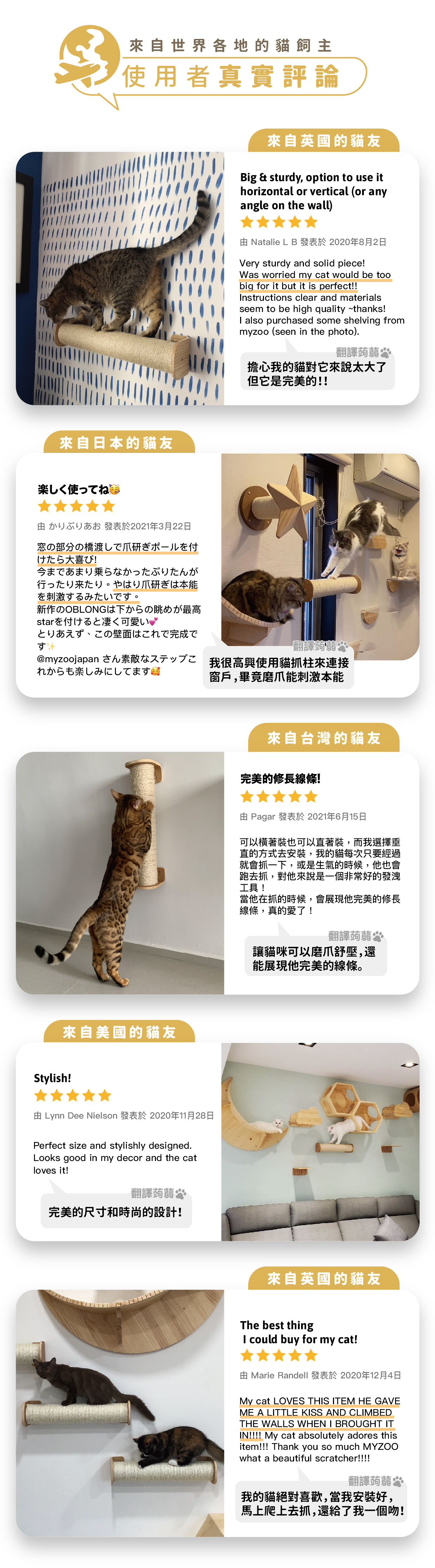 Wall Mounted & Floor Standing Cat Scratcher | Cylinder | MYZOO