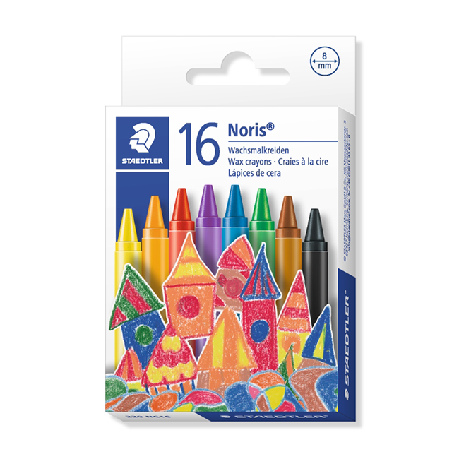 【STAEDTLER 施德樓】快樂學園 無毒安全油蠟筆16色組 MS220 NC16