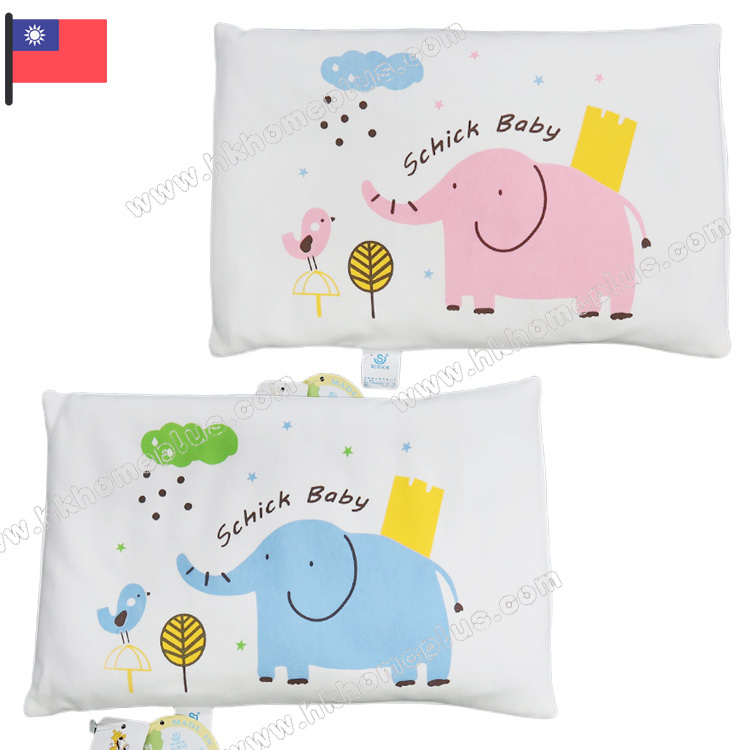 舒適牌: 台灣製 - 嬰兒大象綠豆殼枕頭 00713
