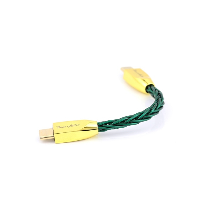 ケーブル・シールド Beat Audio Emerald MKII Type-C to Type-C Beat Audio Emerald MKII 8wire TYPE C To TYPE C OTG線