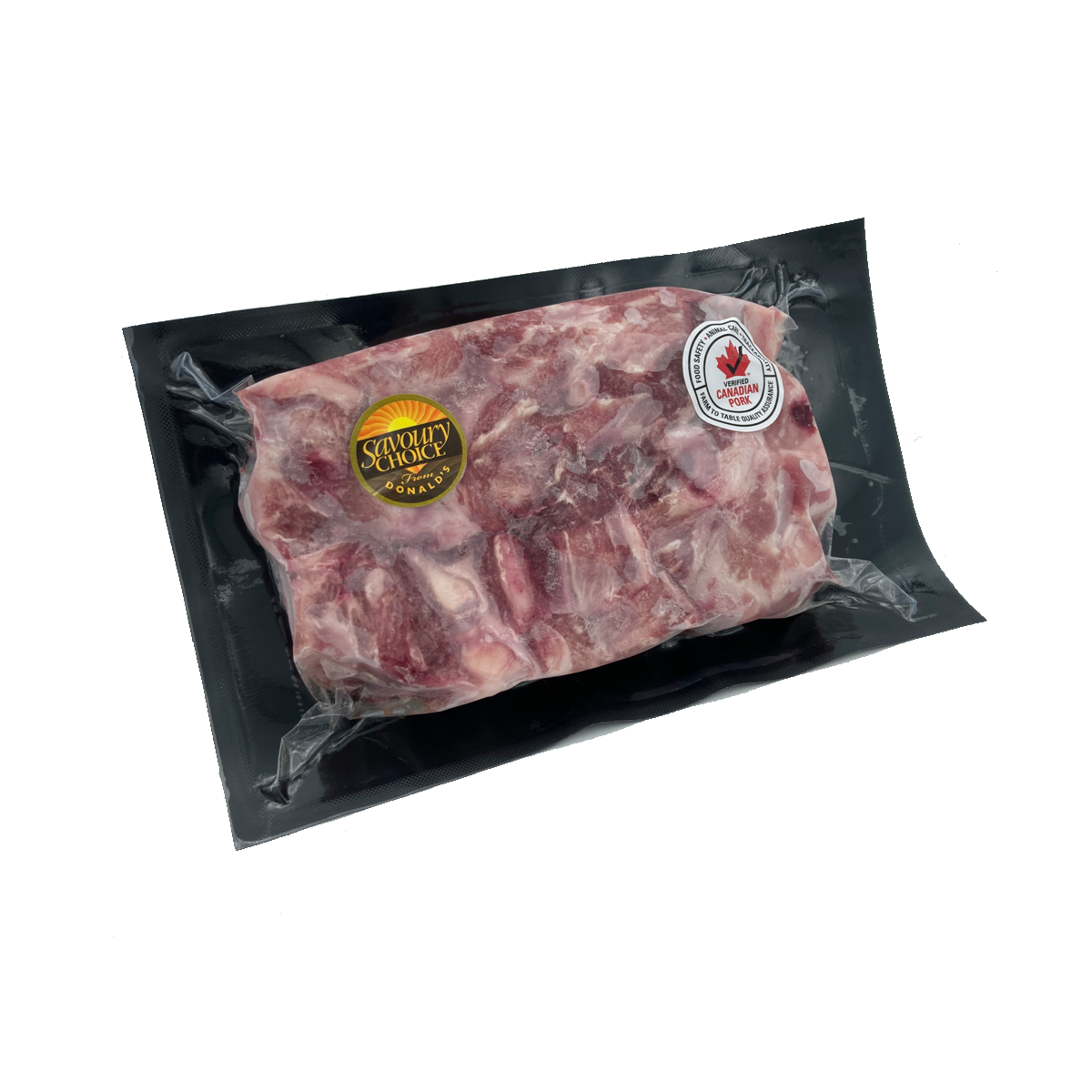 Savoury Choice Natural Pork Side Ribs Cubed (450g) (MA167)