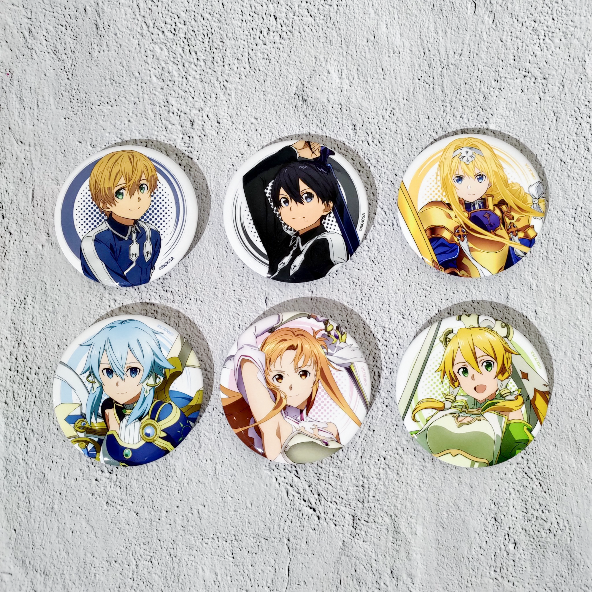 刀劍神域-胸章六款