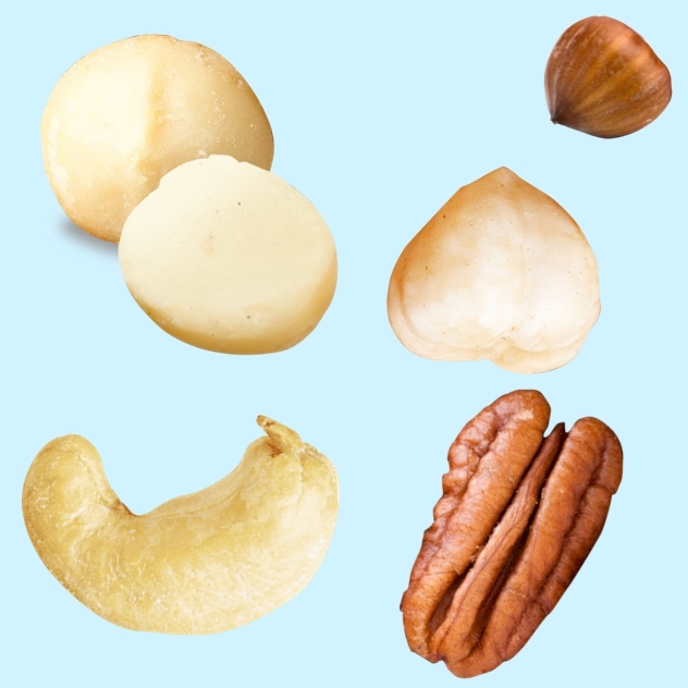 4合1混合堅果:夏威夷果+胡桃+榛果+腰果