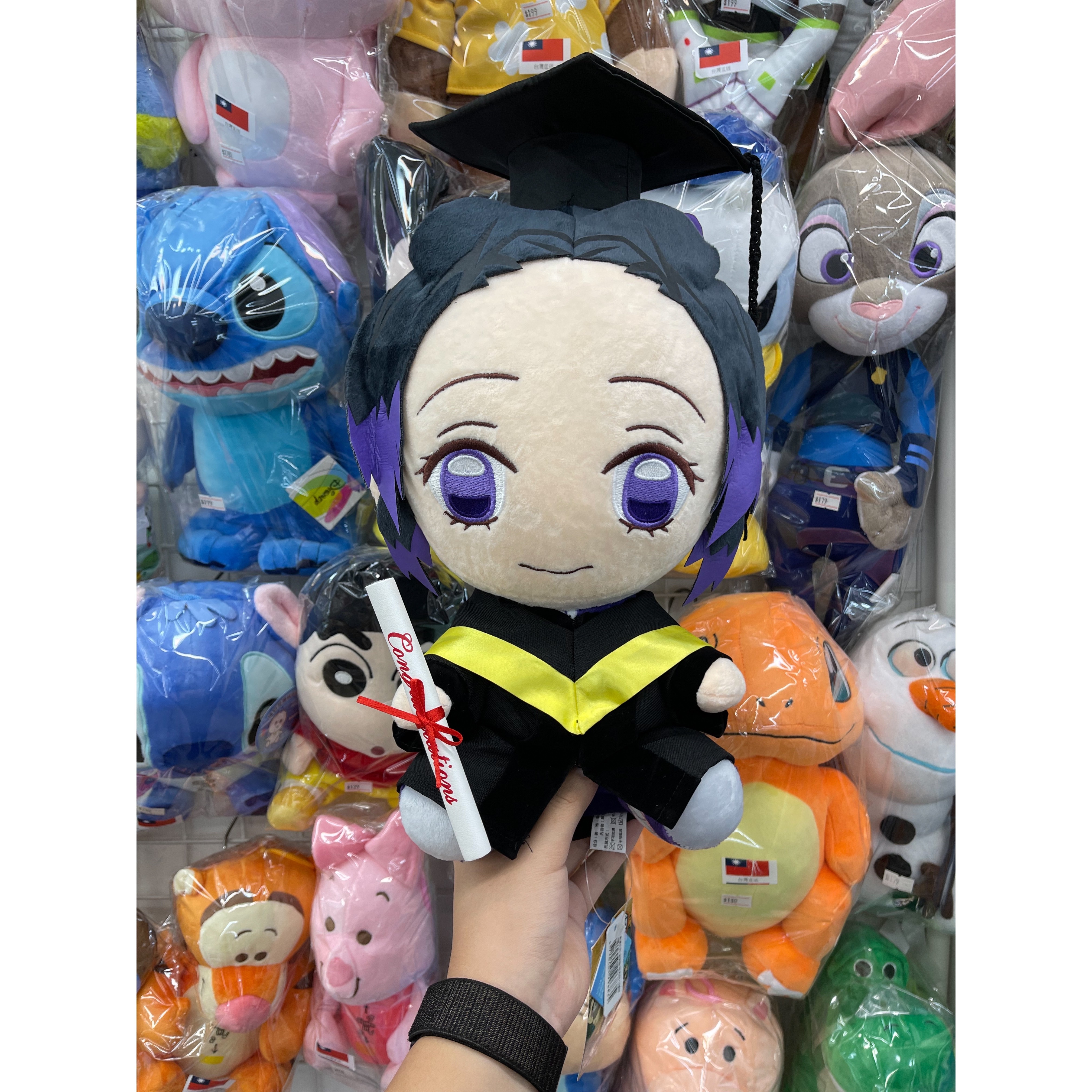 鬼滅之刃-蝴蝶忍 蟲柱 畢業公仔