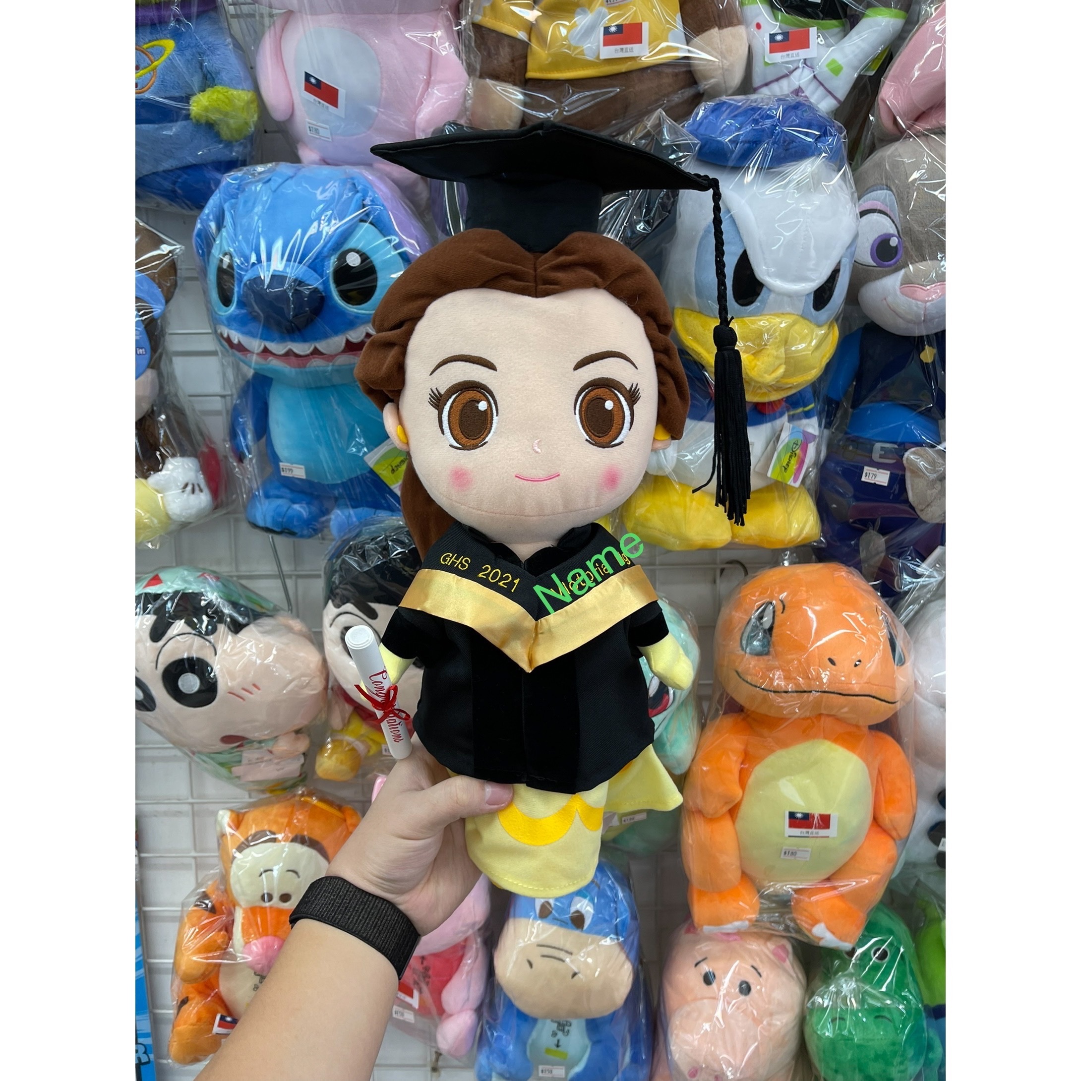 貝兒公主 畢業公仔
