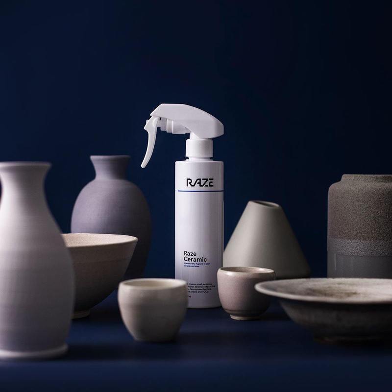 💠光觸媒【陶瓷專用 RAZE Ceramic 陶瓷專用】光觸媒【RAZE】消除高達99.9％的細菌，病毒，異味，黴菌及揮發性有機物, 全天候7天24小時全方位屏障，有效期長達3個月