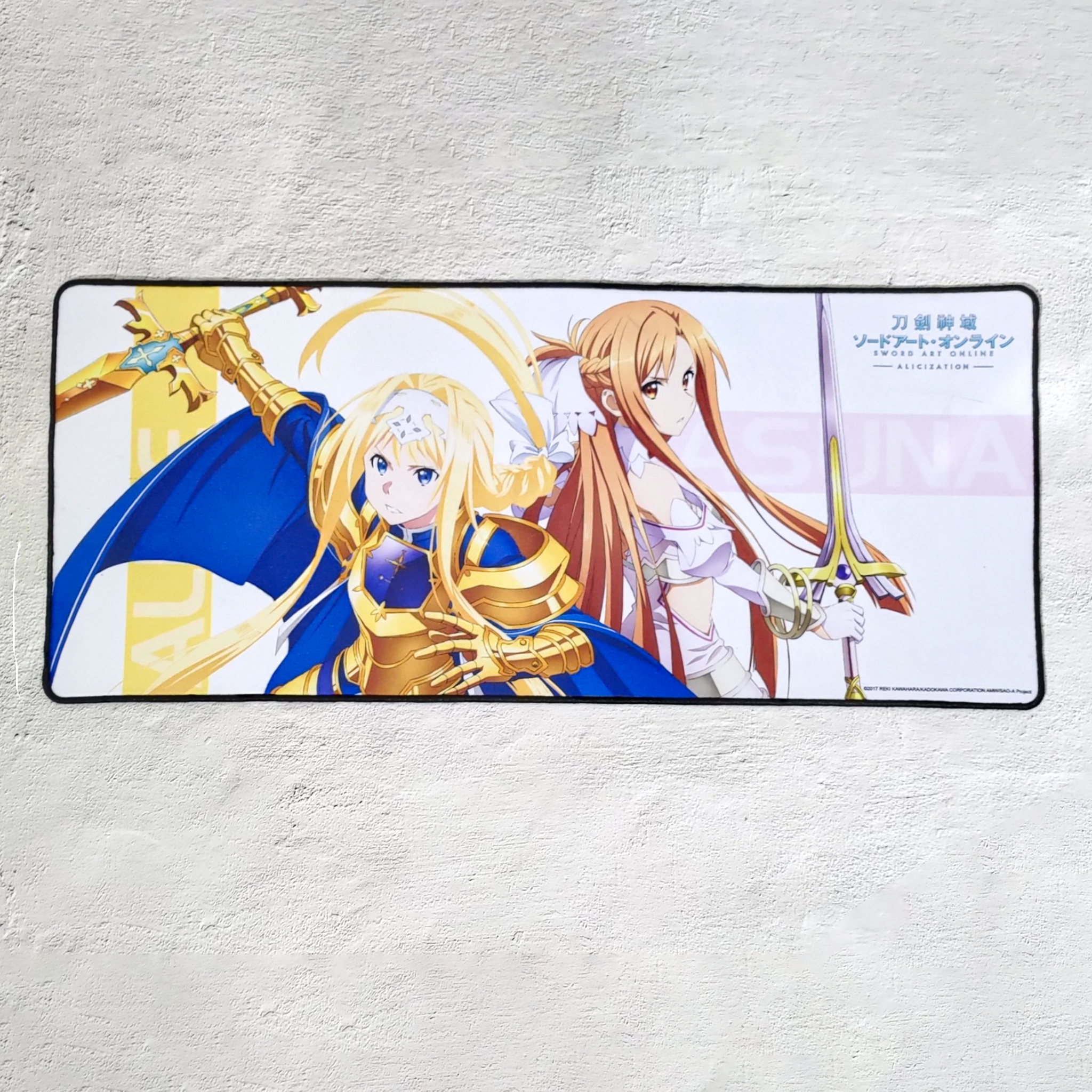 【官網限定】刀劍神域Alicization-滑鼠墊-愛麗絲與亞絲娜款