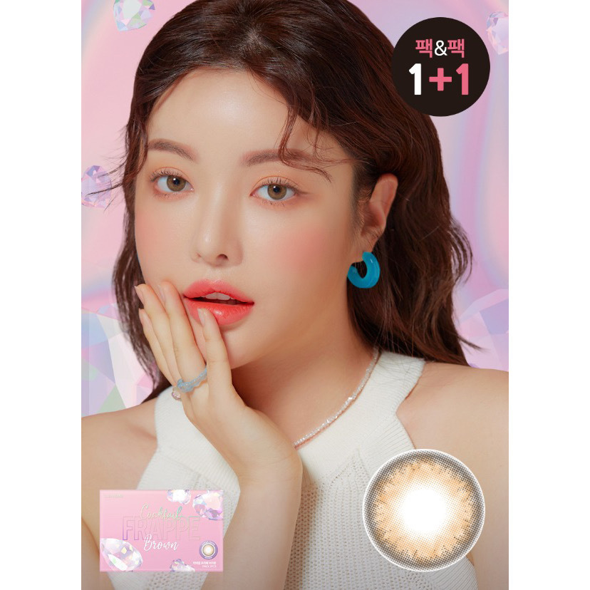 「1＋1｣ LENSME Cocktail Frappe #Brown 1month/ 2p