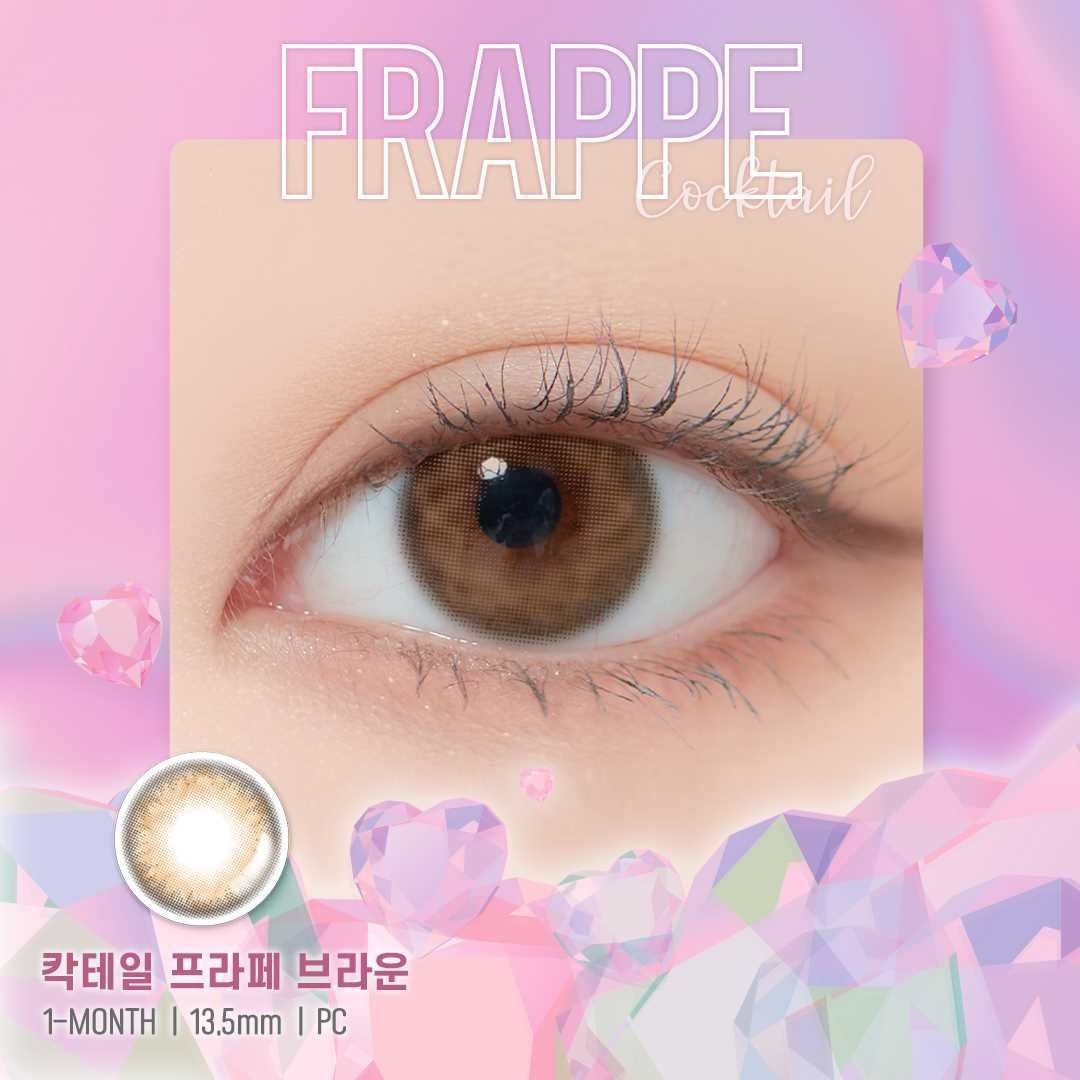 「1＋1｣ LENSME Cocktail Frappe #Brown 1month/ 2p