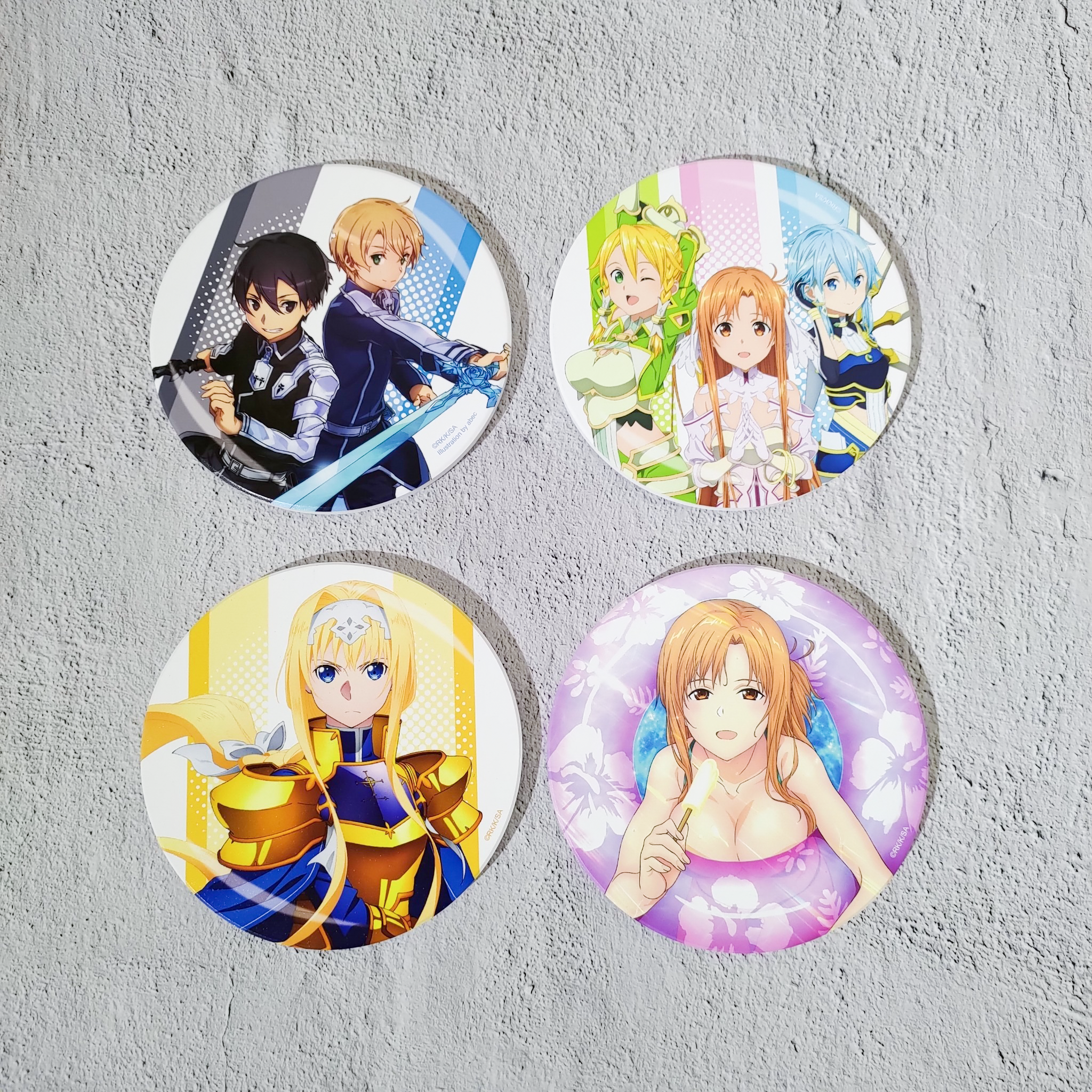 刀劍神域Alicization-陶瓷杯墊四款