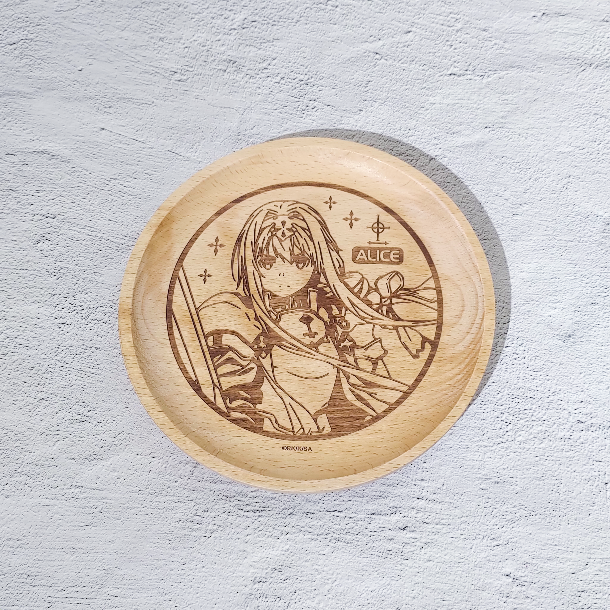 刀劍神域Alicization-雷雕木盤-愛麗絲款