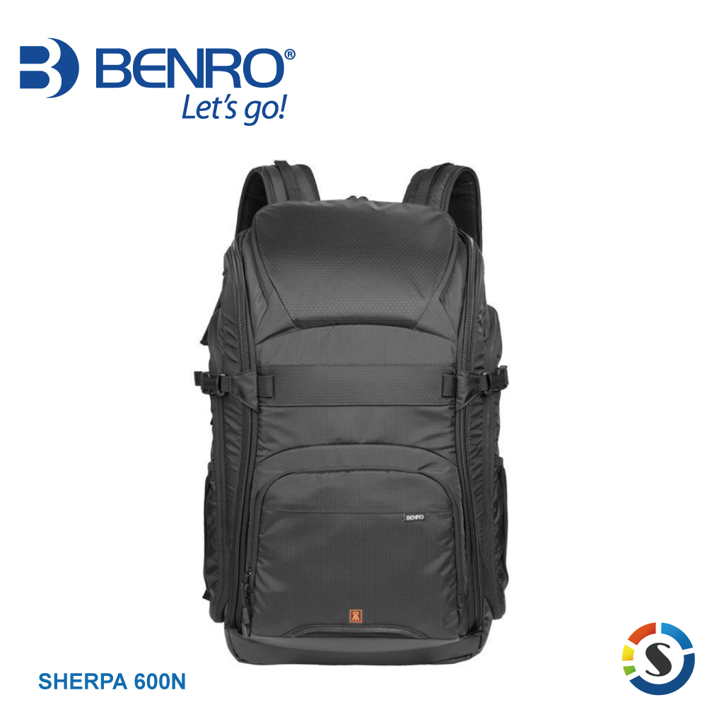 【BENRO百諾】SHERPA 600N 雙肩攝影背包-雪豹系列 (黑)