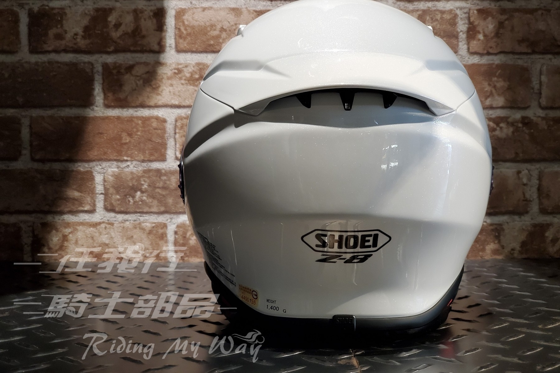 SHOEI Z-8 LUMINOUS WHITE 白全罩
