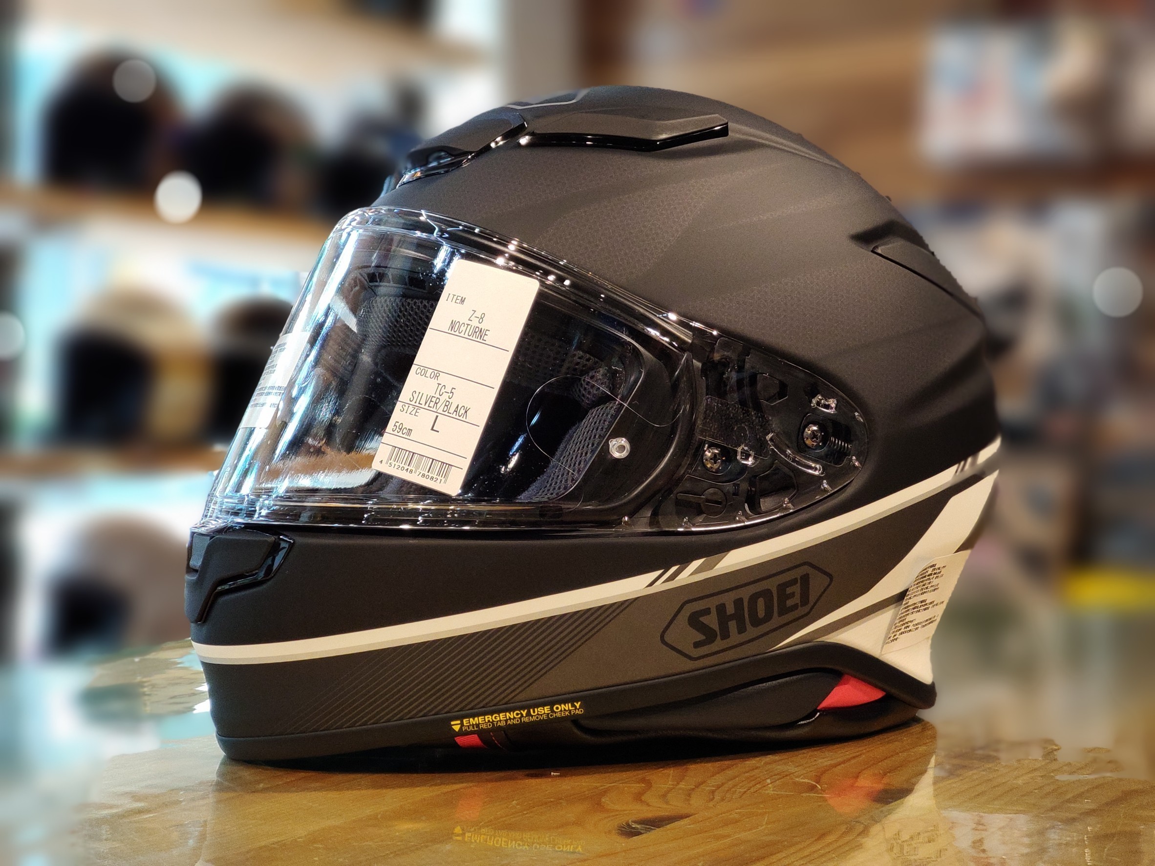 SHOEI Z-8 NOCTURNE ノクターン TC-7 Mサイズ deaflink.com