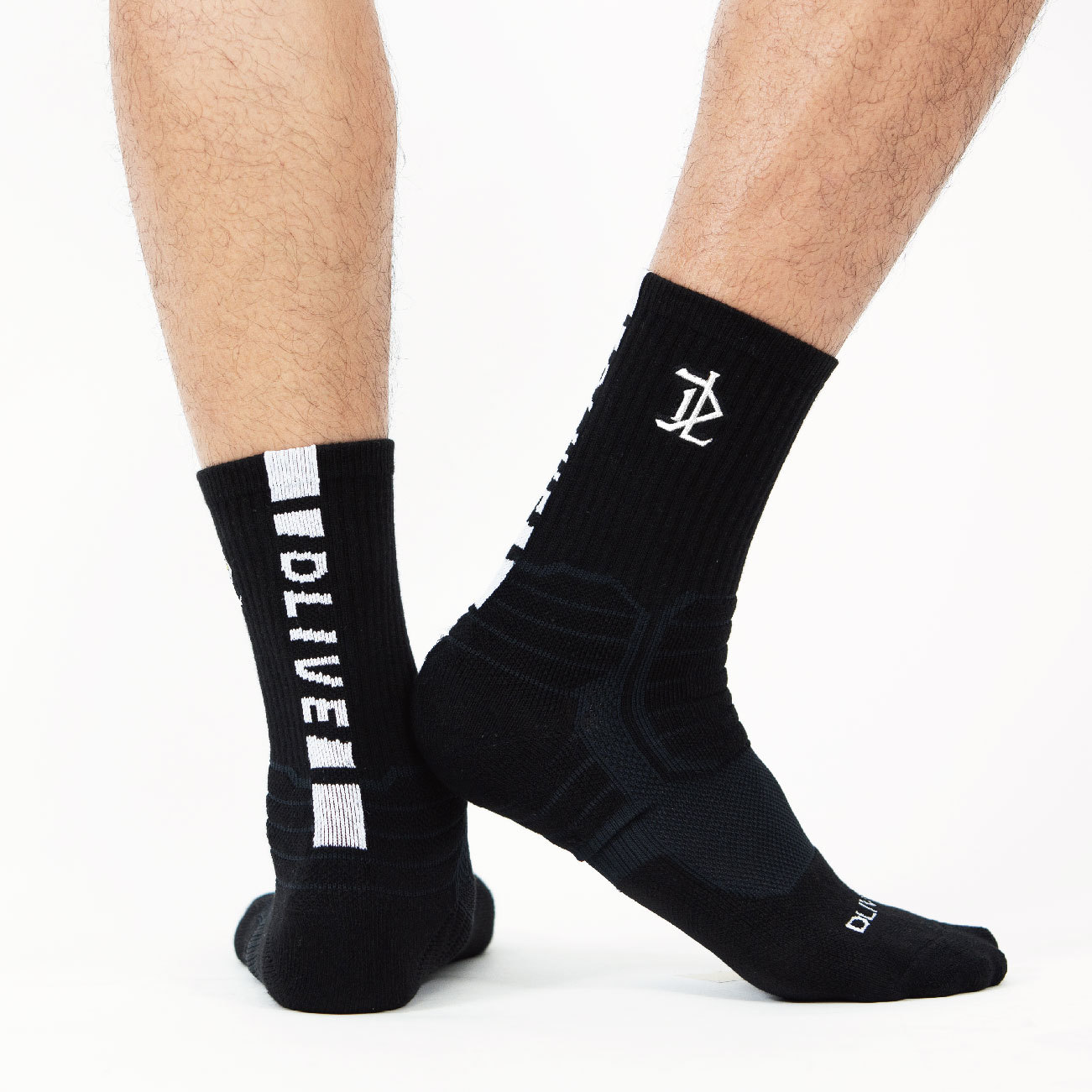 DLIVE 刺繡機能長襪 - LOGO款 (共2色)
