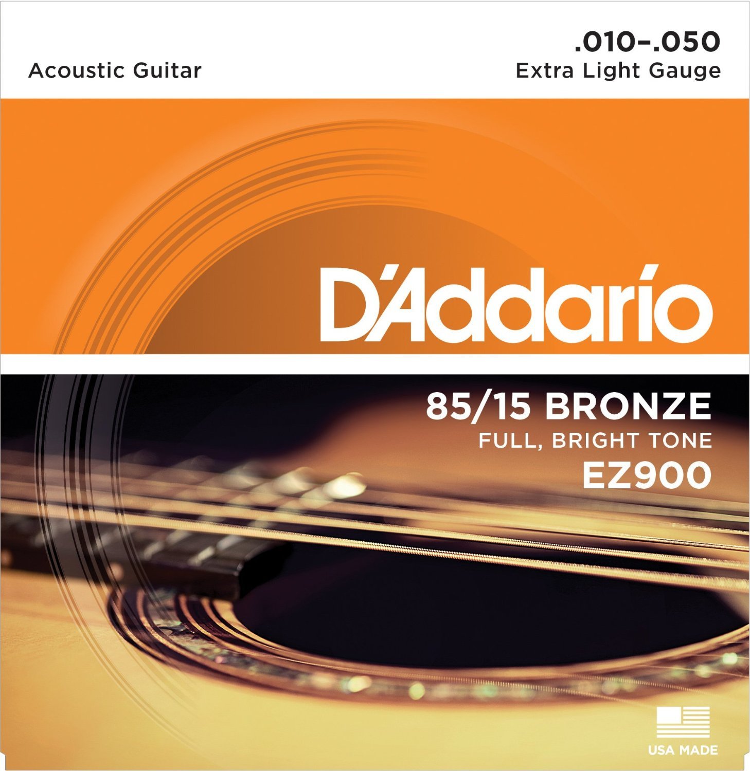 D'addario - EZ900 木吉他弦 010-050  85/15合金 適合初學者