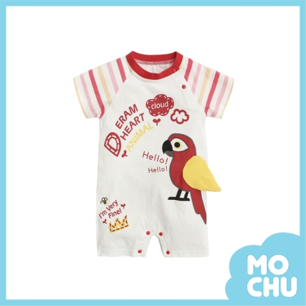 小鸚鵡字母連身衣