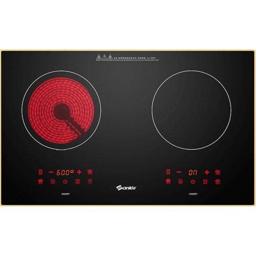 Sanki 山崎 SK-3100 雙頭電磁電陶爐