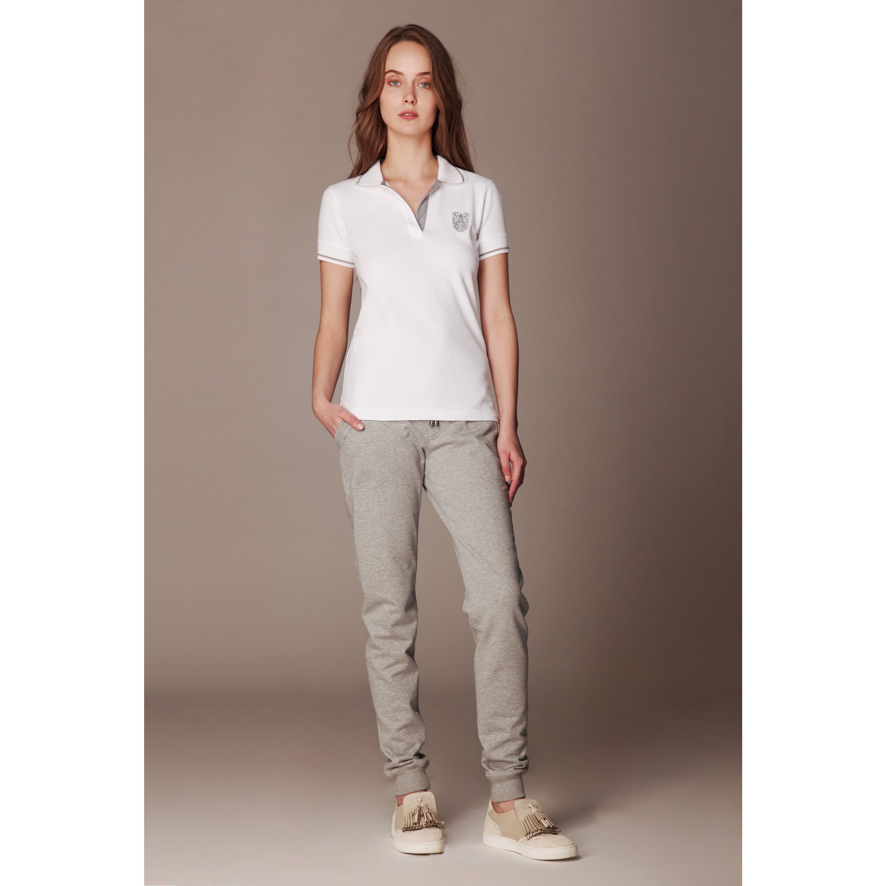 AMANJEDA T-Shirt "POLO" Women / Superfine Cotton