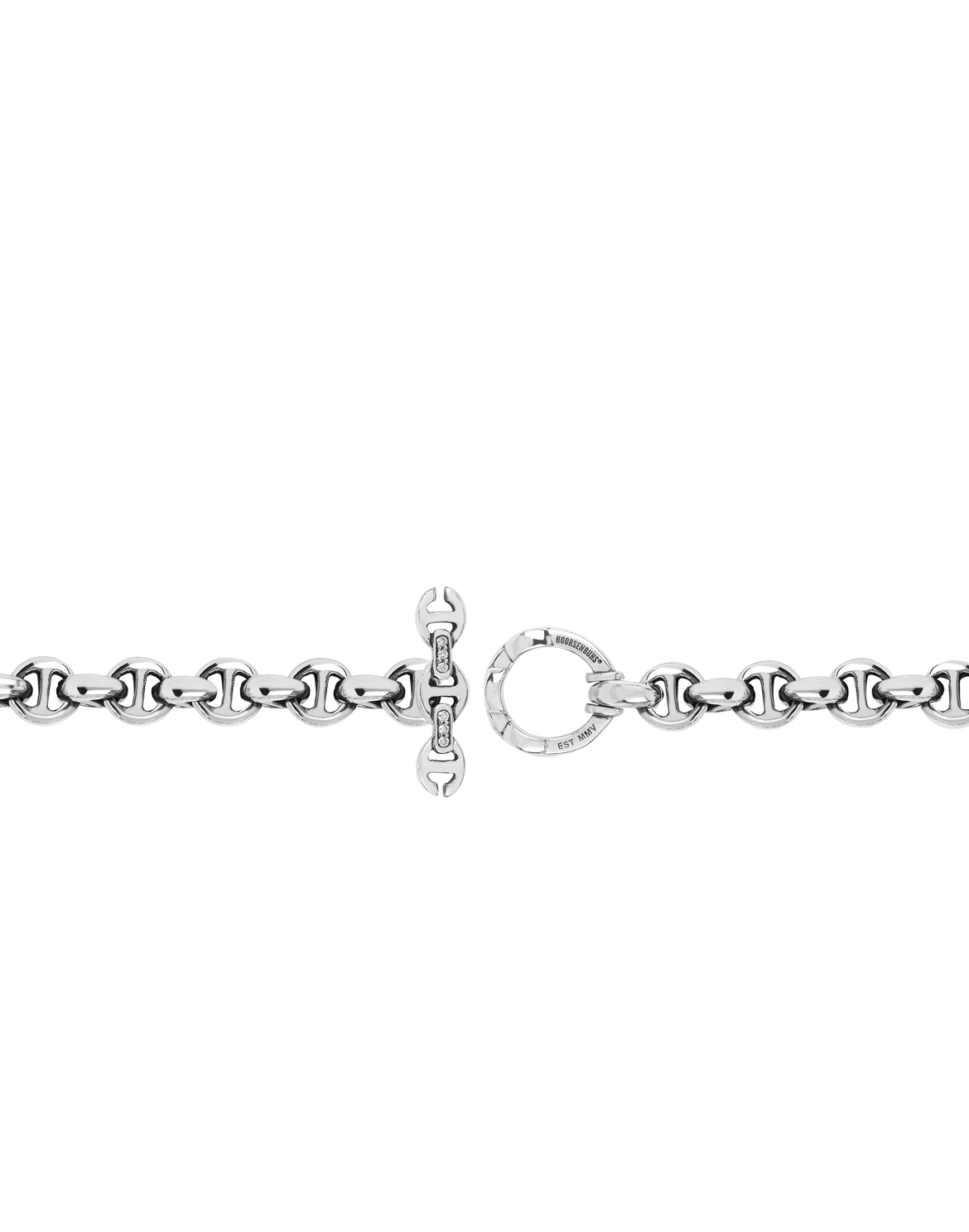 HB060M 5MM Open Link Monogram Bracelet